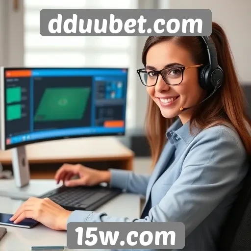 Suporte ao cliente no site dduubet.com