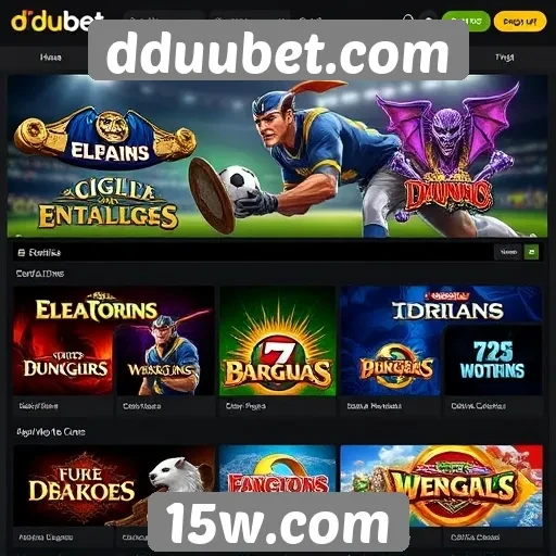 Dduubet.com oferece diversas opções de jogos online